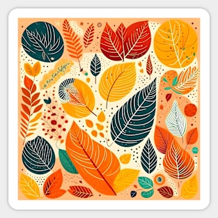 Autumn Leaves no4 Sticker